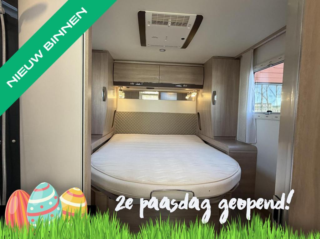 Rapido 686 F Euro6 Queensbed 2X Airco Zonnepaneel Luifel Fie, 7 tot 8 meter, Bedrijf, Elektrische ramen, Rapido