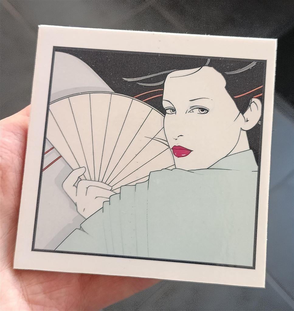 Patrick Nagel Grote kunst Koelkast Magneet, Ophalen of Verzenden