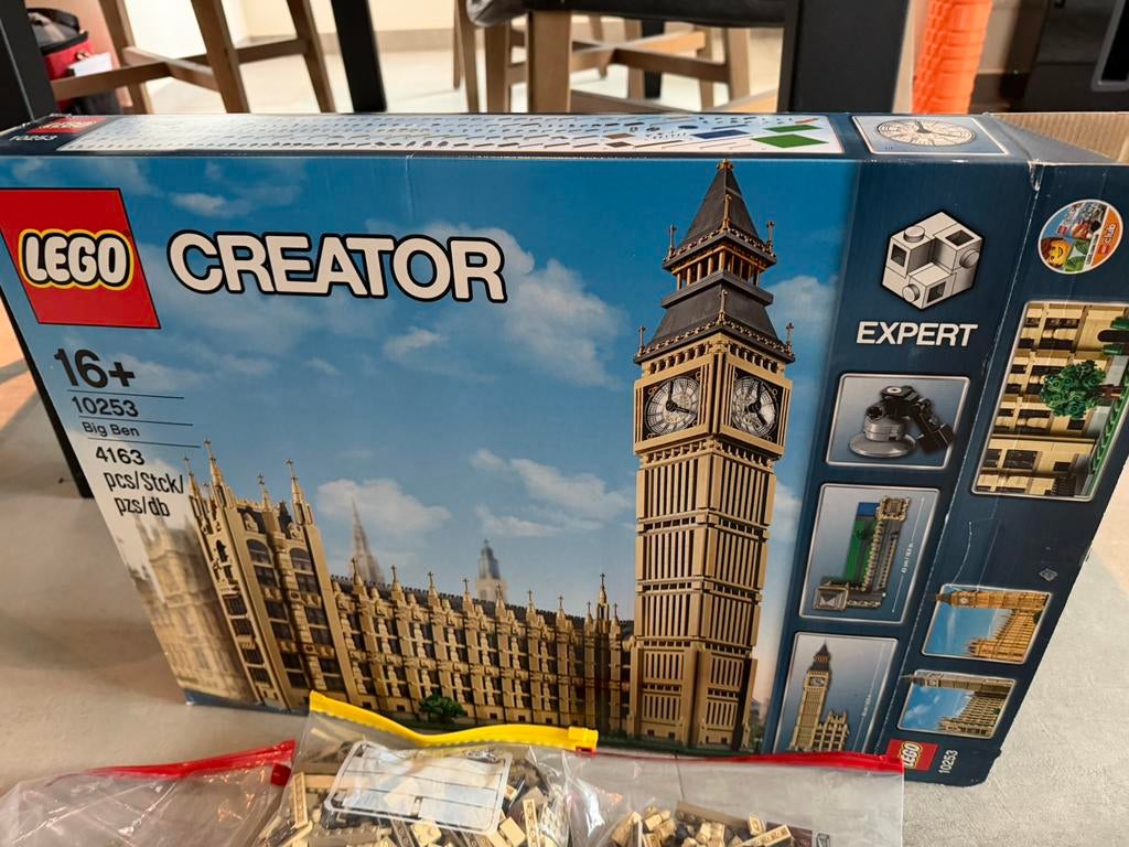 Lego 10253 big ben, Ophalen of Verzenden, Zo goed als nieuw