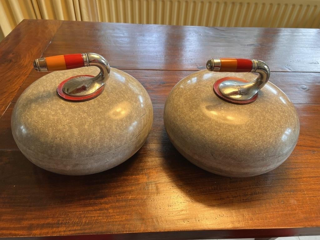 Curling stenen, Ophalen, Gebruikt