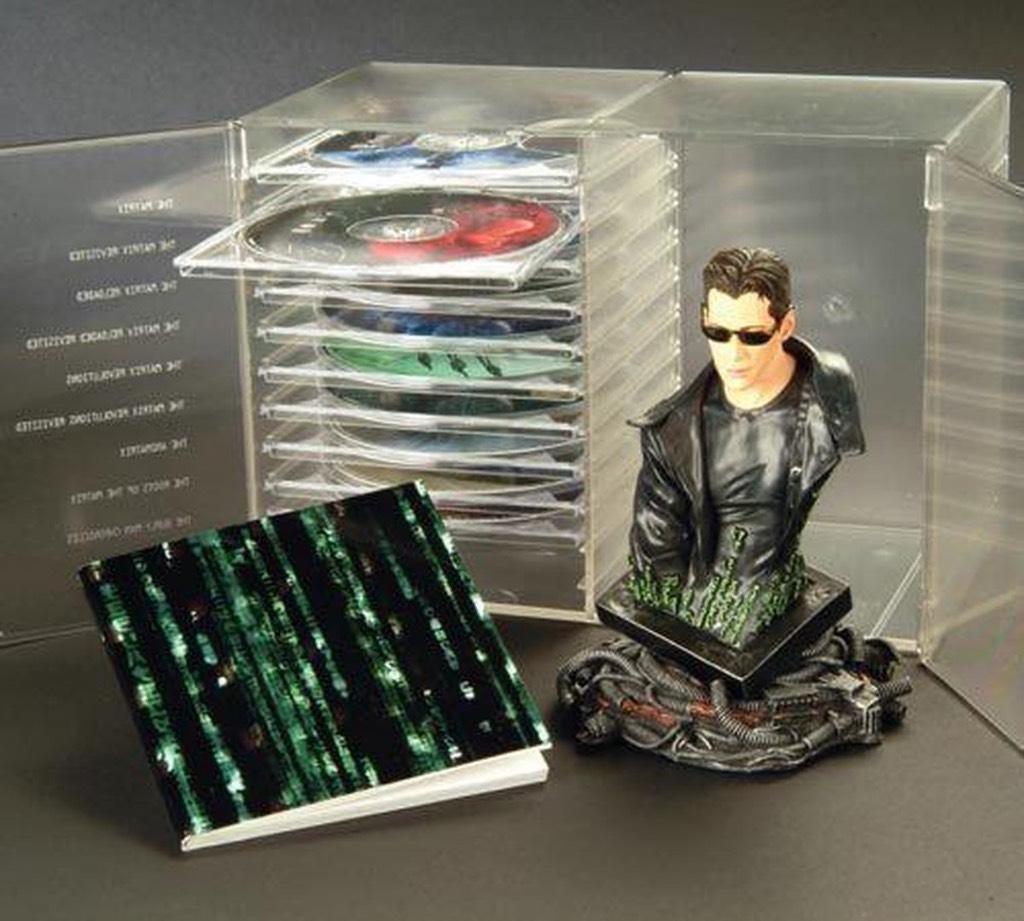 Ultimate Matrix Collection 10 DVD set met beeldje en boekje, Gebruikt, Boxset, Science Fiction en Fantasy, Ophalen of Verzenden