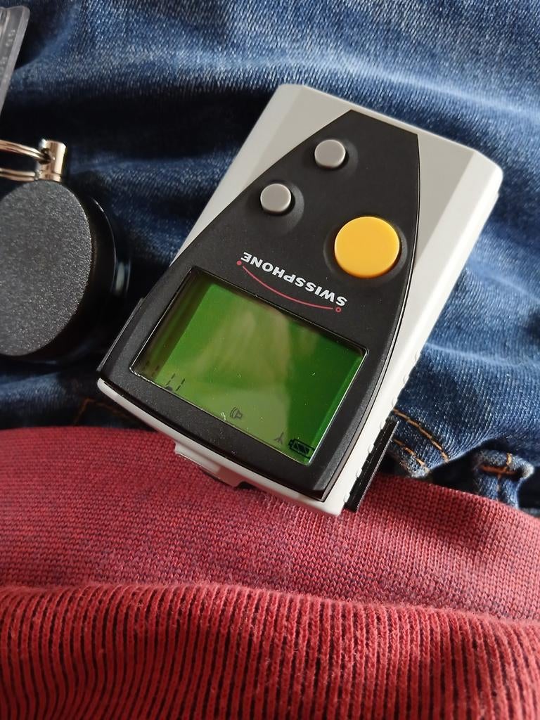 Swissphone Pager met doos en handleiding, Ophalen of Verzenden