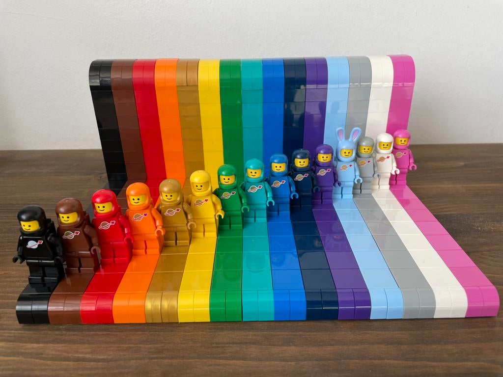 Lego Iedereen is Super Classic Spaceman MOC zonder minifigs, Ophalen of Verzenden, Zo goed als nieuw