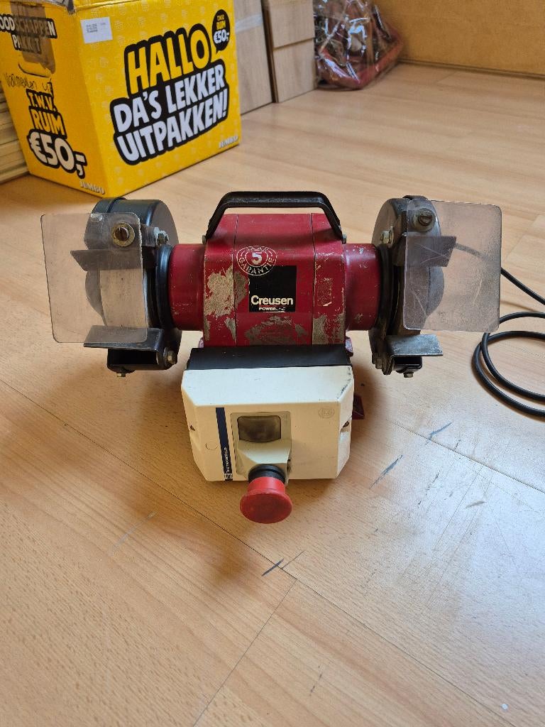 Creusen slijpmachine -- werkbank slijpmachine -- slijpsteen, Doe-het-zelf en Verbouw, Gereedschap | Slijpmachines, Ophalen of Verzenden