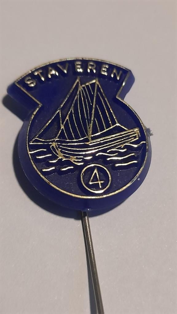 Speldje Stavoren met zeilboot, Verzenden, Gebruikt, Overige onderwerpen