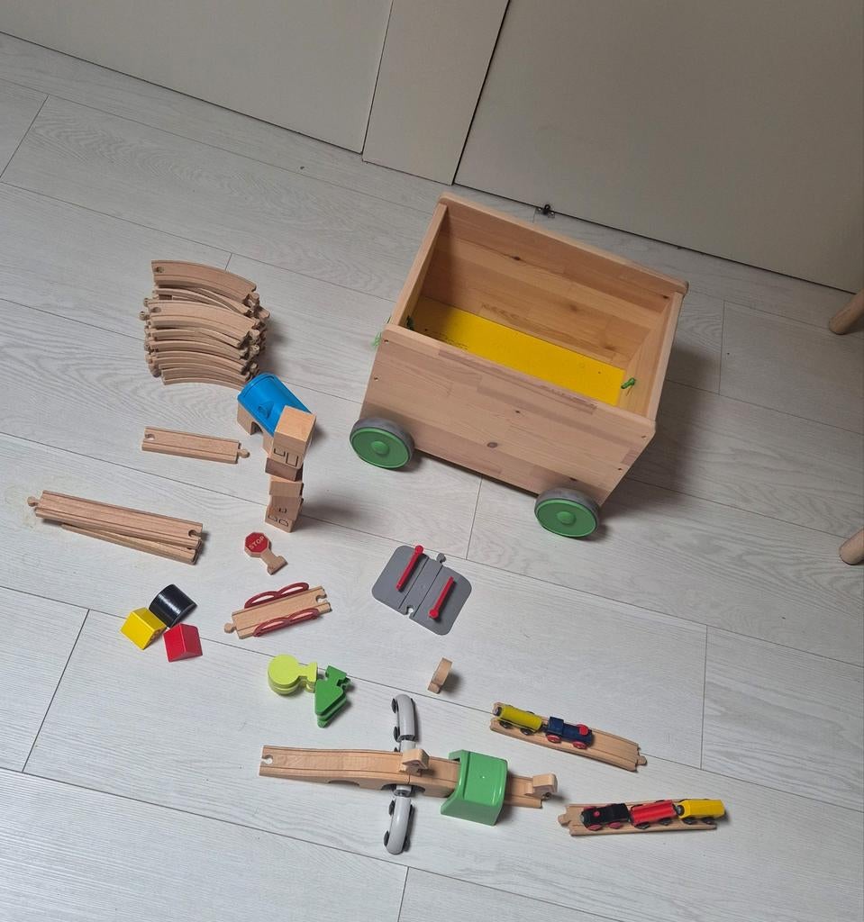 IKEA LILLABO treinset met rails, Ophalen, Zo goed als nieuw