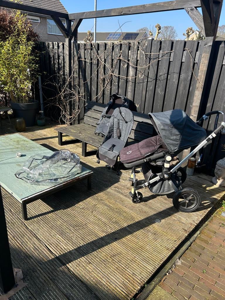 Bugaboo Cameleon 107 Combiwagen met reiswieg en accessoires, Gebruikt, Luchtbanden, Bugaboo, Ophalen of Verzenden