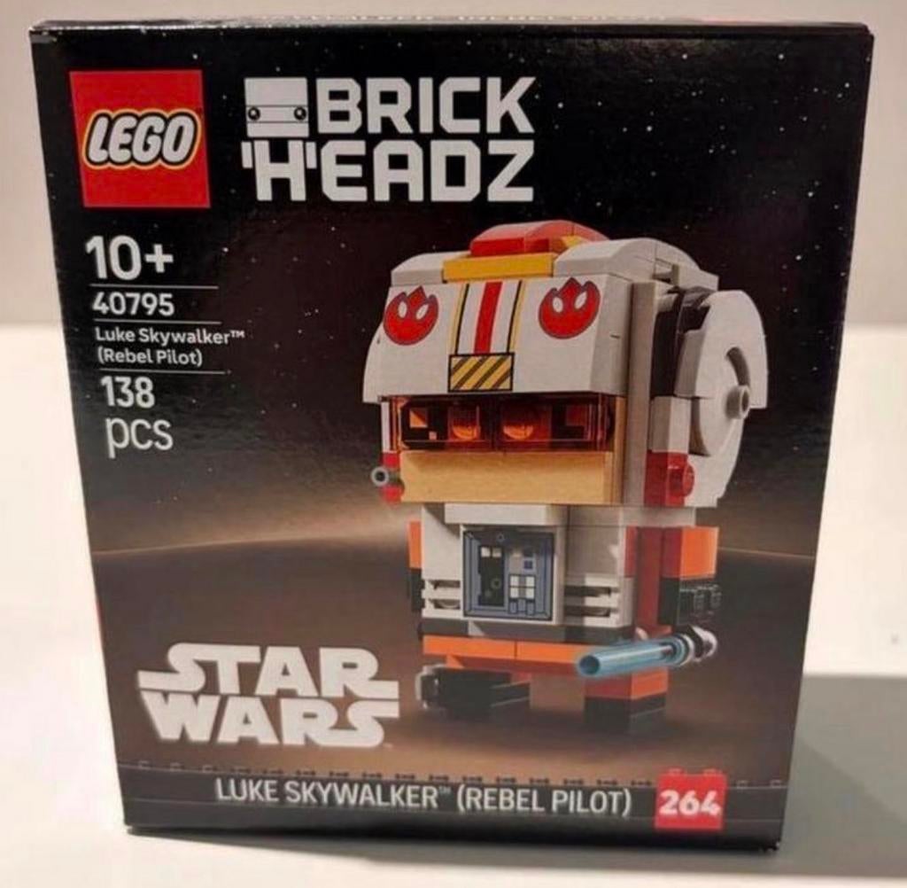 Lego BrickHeadz 40795 Luke Skywalker Rebel Pilot Nieuw!, Lego, Denemarken, Nieuw, Ophalen of Verzenden