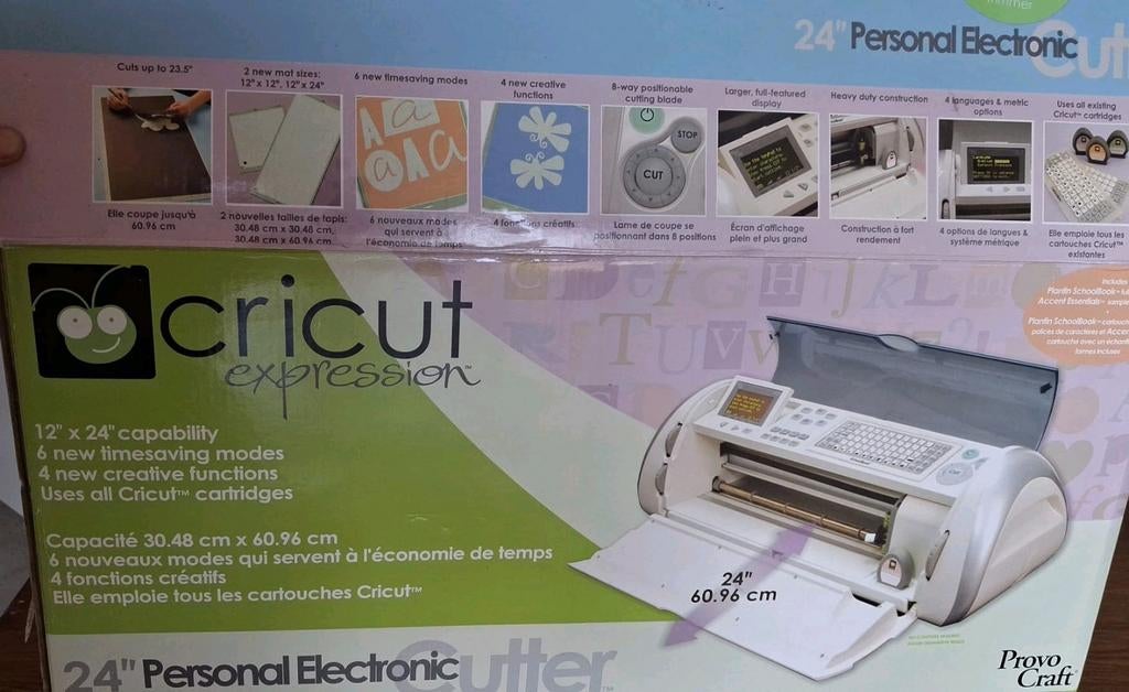 Cricut Expression (& 3 cartridges & designer studio), Ophalen of Verzenden