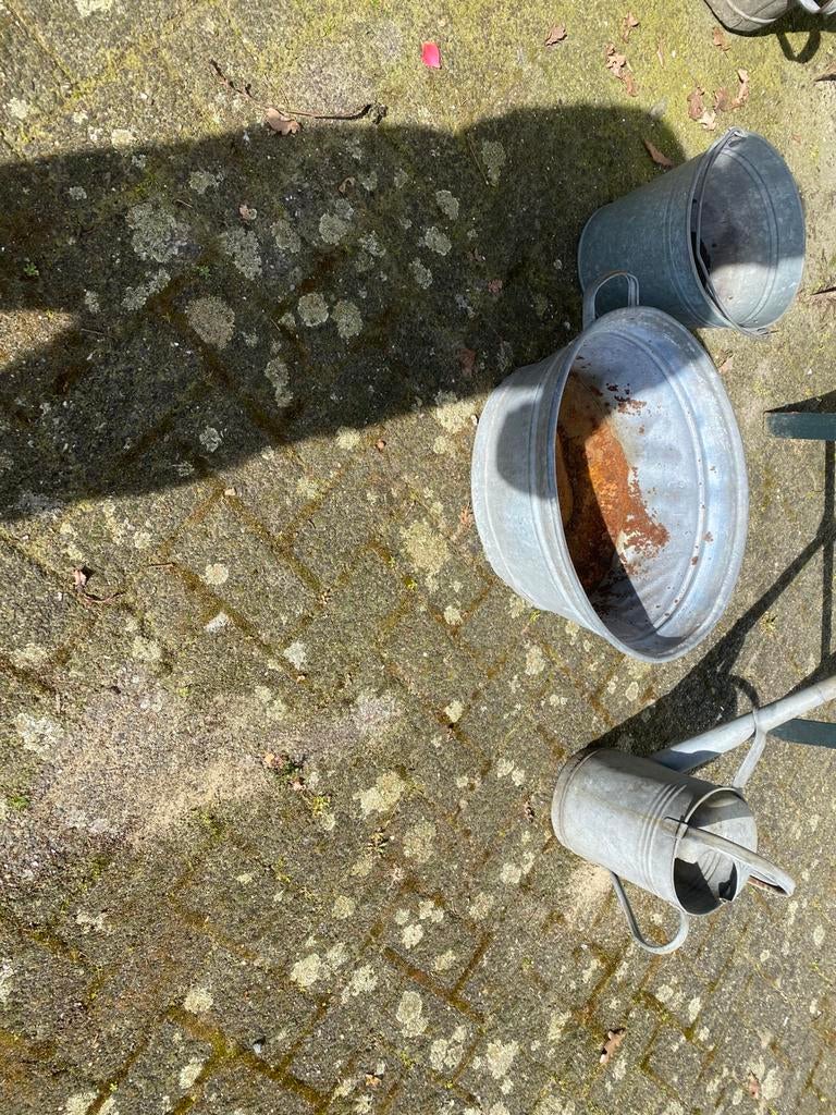 Mooie zinken spullen, Ophalen, Gebruikt