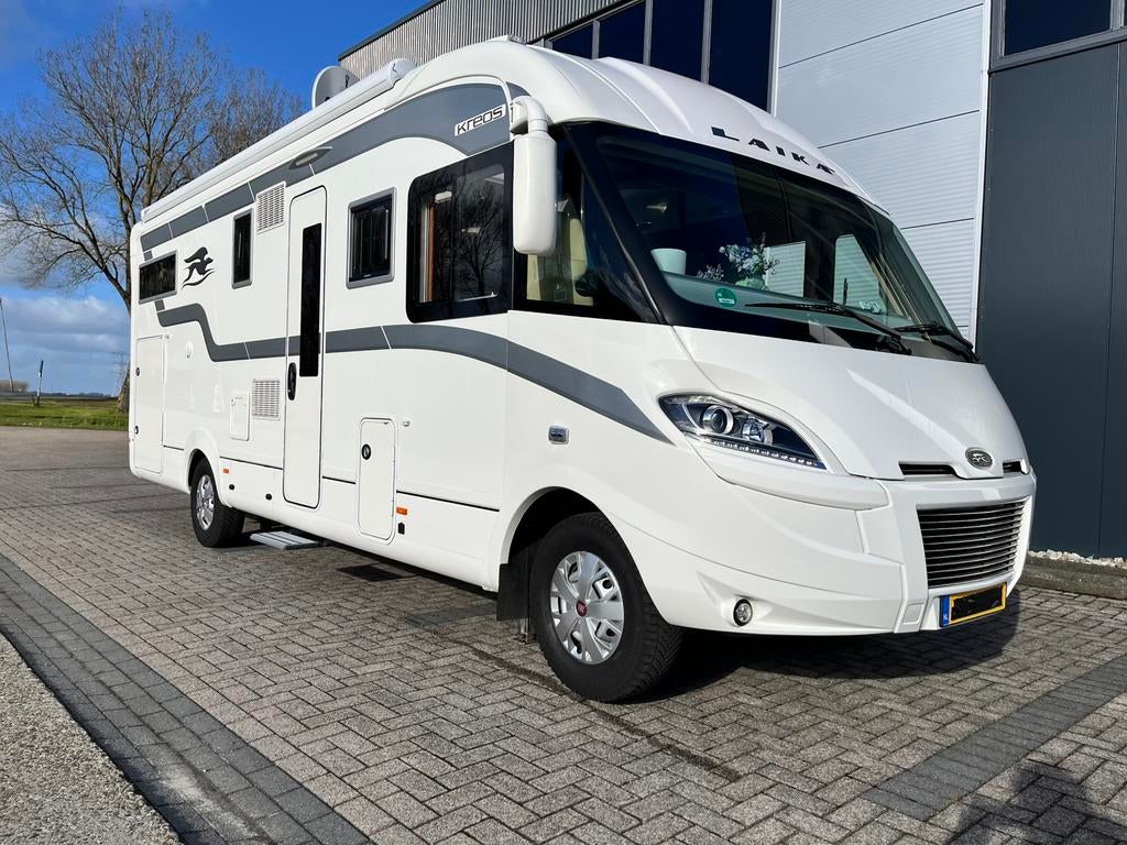 Laike Kreos 7009, 2018,180pk automaat, Euro 6, Topstaat., Caravans en Kamperen, Campers, Gaslek-detector, Fiat, Diesel, Particulier