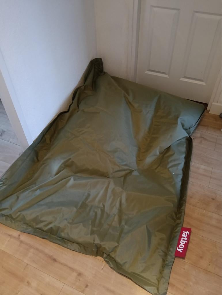 Fatboy zitzak groen, Ophalen, Zo goed als nieuw, Groen, Zitzak