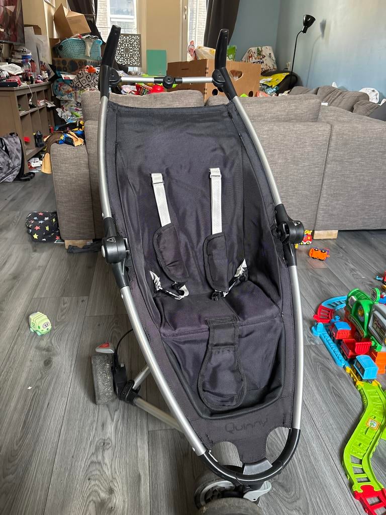 Quinny Zapp  buggy - Zwart, Ophalen, Gebruikt, Quinny, Zonnekap