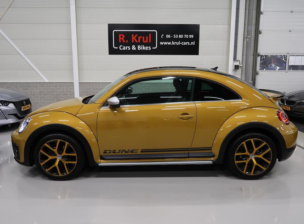 Volkswagen Beetle 1.2 TSI Dune Airco-ecc LED BT Navigatie 18, Voorwielaandrijving, Stof, Gebruikt, 4 stoelen
