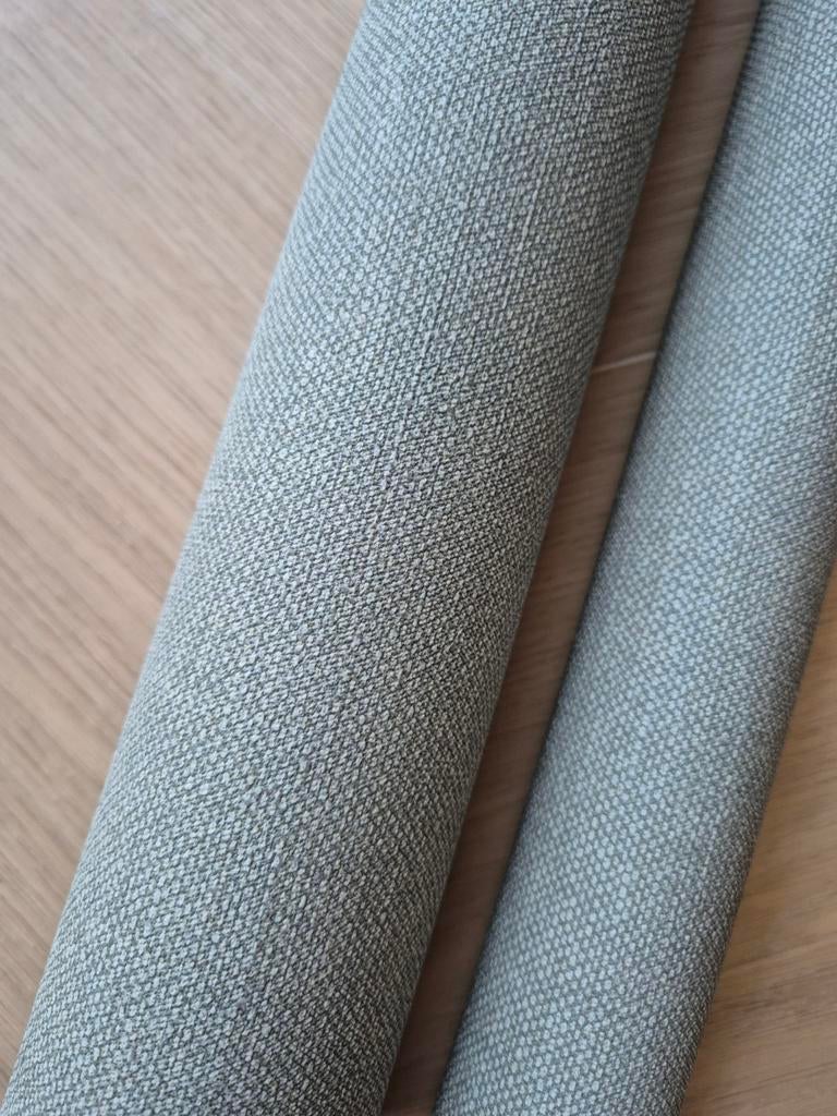 KEK Behang linnen look Natural Chique groen, Ophalen of Verzenden