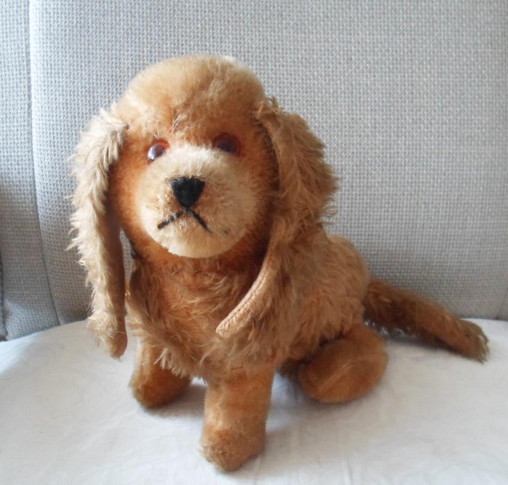 Langharige tekkel. Jaren '50. Steiff?, Ophalen of Verzenden, Gebruikt