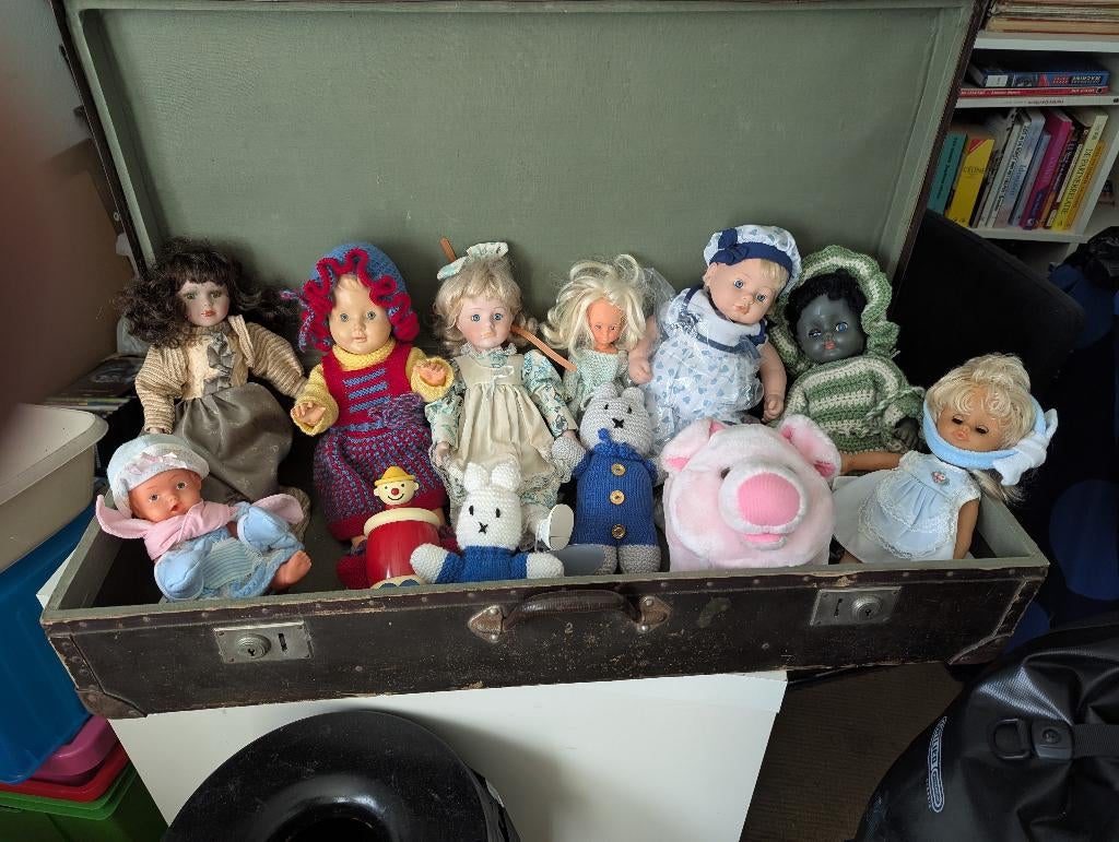 Oude poppen, Verzamelen, Ophalen of Verzenden, Gebruikt, Pop