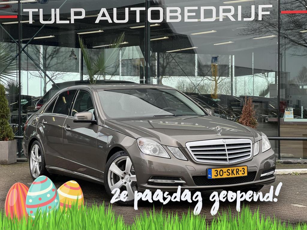 Mercedes E-klasse 200 CGI Business Class Leder Nav NLauto NA, Auto's, Euro 5, Achterwielaandrijving, Gebruikt, Zwart