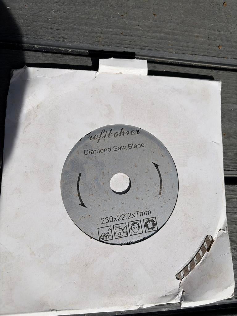 Nieuw Diamantzaagblad 230mm, Ophalen of Verzenden, Nieuw, Overige typen