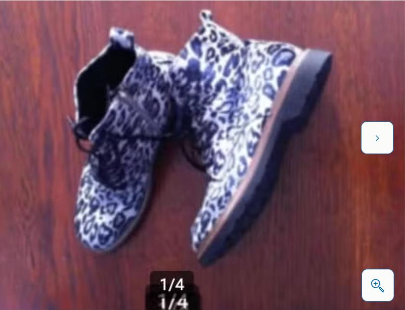 Dames laarsjes Graceland print zwart/wit mt 38, Kleding | Dames, Schoenen, Zwart, Lage of Enkellaarzen, Ophalen of Verzenden, Zo goed als nieuw