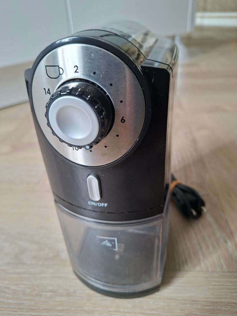 Melitta Molino Koffiemolen - Zwart, Witgoed en Apparatuur, Koffiezetapparaten, Gebruikt, Overige modellen, 10 kopjes of meer, Koffiebonen