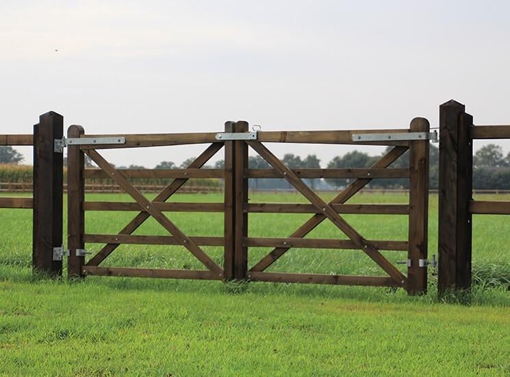 32. Houten poort | weidepoort | landhekken, Ophalen of Verzenden, Nieuw, Hout, Tuinhek
