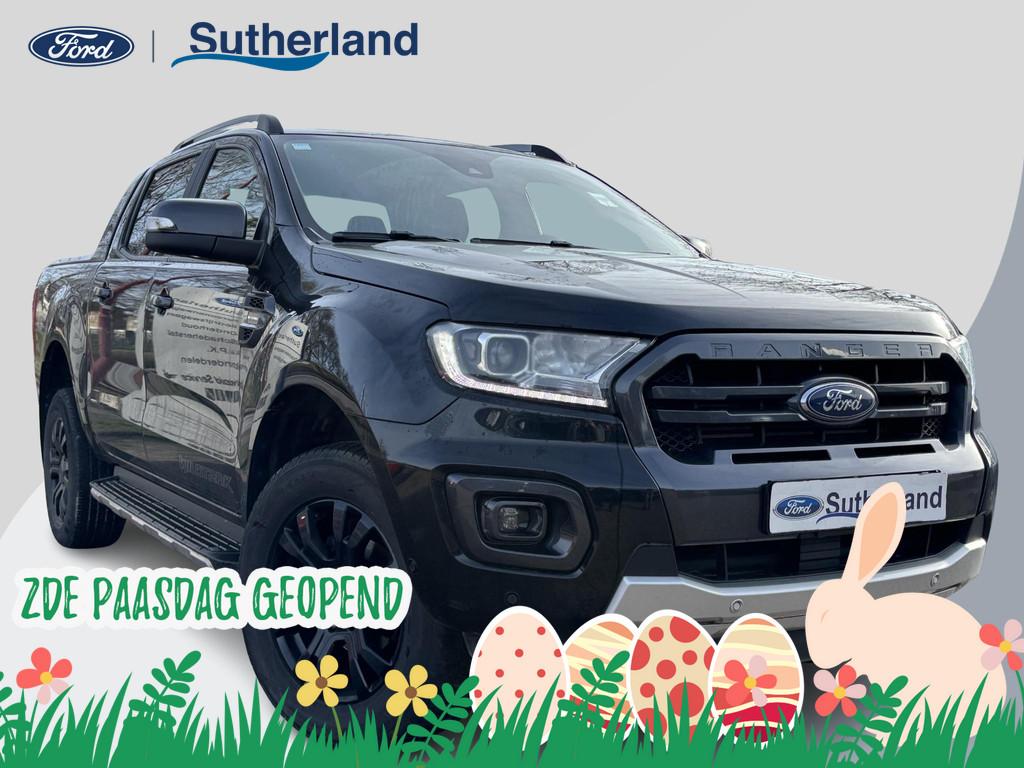 Ford Ranger 2.0 EcoBlue Wildtrak Dubbele Cabine | SCI |214pk, Automaat, Gebruikt, 4 cilinders, Leder en Stof