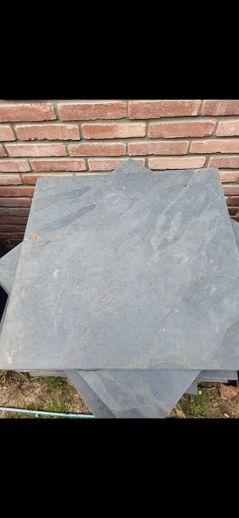 Leistenen tegels 60x60x2.5cm, Gebruikt, Keramiek, Ophalen of Verzenden, 10 m² of meer