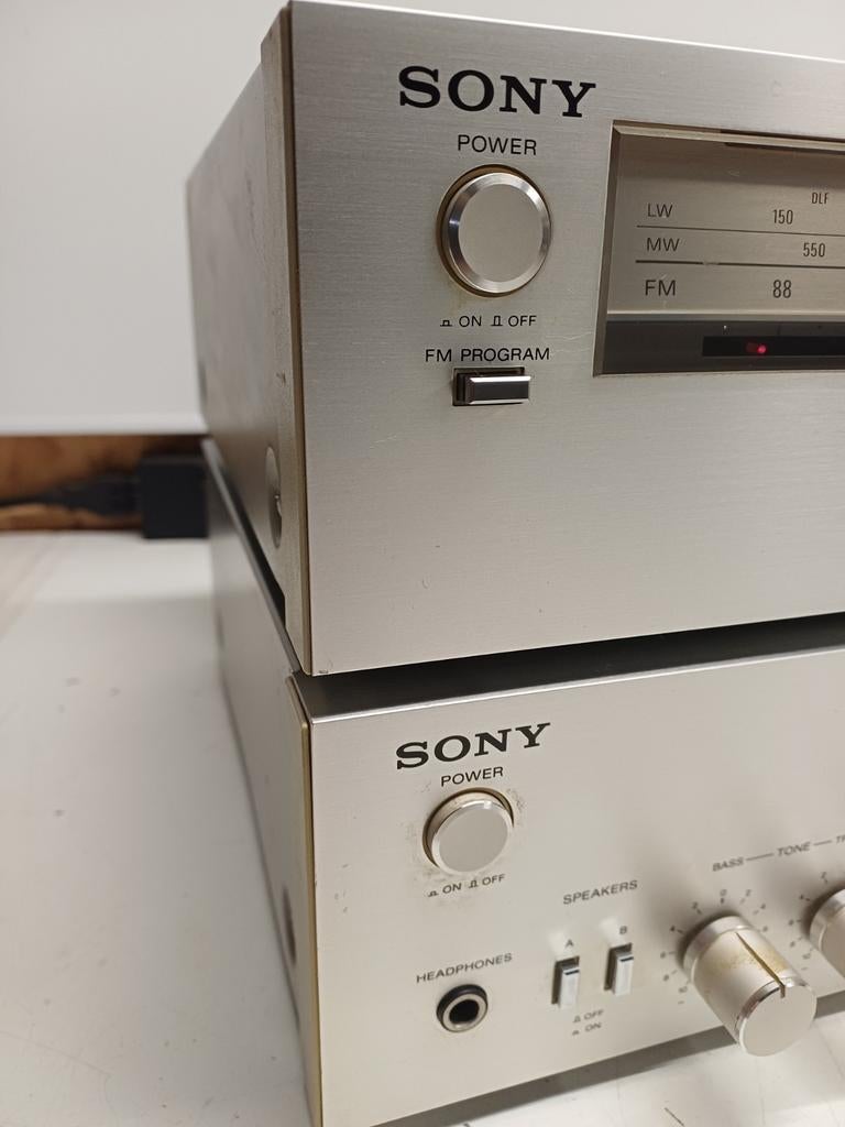 Sony TA-242 Versterker & ST-242L Tuner Jaren '80, Ophalen of Verzenden