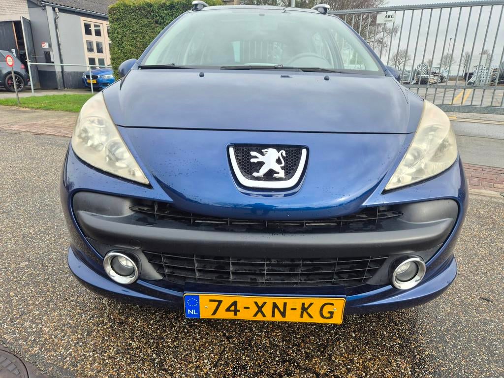 Peugeot 207 SW 1.6 VTi XS airco,panoramadak, Voorwielaandrijving, Stof, Gebruikt, Blauw