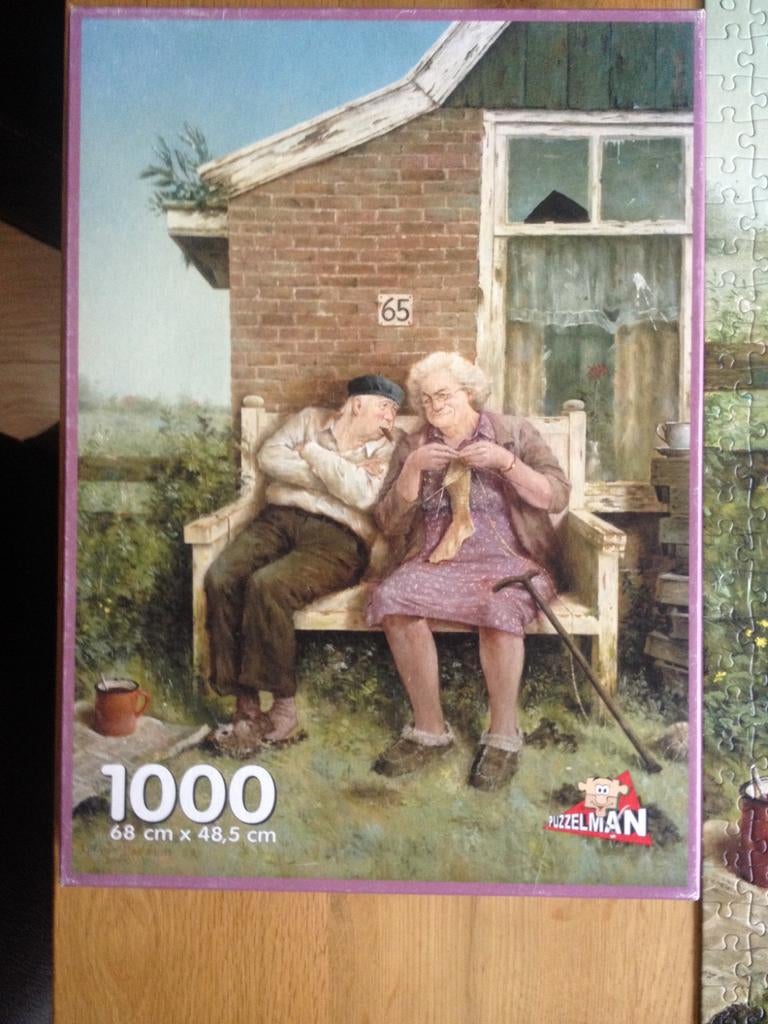 Marius van Dokkum - Ware Liefde - mist 1 stukje -, Hobby en Vrije tijd, Ophalen, 500 t/m 1500 stukjes, Gebruikt, Legpuzzel
