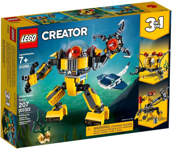 Lego Creator 3in1 31090 Onderwaterrobot, Lego, Nieuw, Ophalen of Verzenden, Compleet
