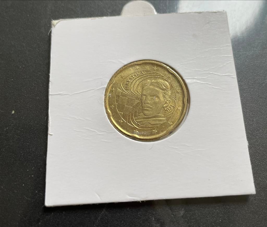 20 eurocent Kroatië 2023, Postzegels en Munten, Munten | Europa | Euromunten, Ophalen of Verzenden, Overige landen, 20 cent, Losse munt
