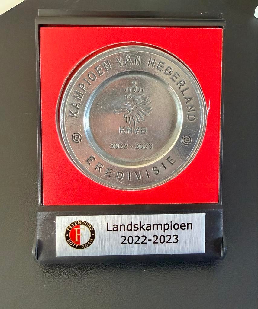 Feyenoord mini KNVB Kampioenschaal 2022-2023, Verzamelen, Sportartikelen en Voetbal, Zo goed als nieuw, Overige typen, Feyenoord