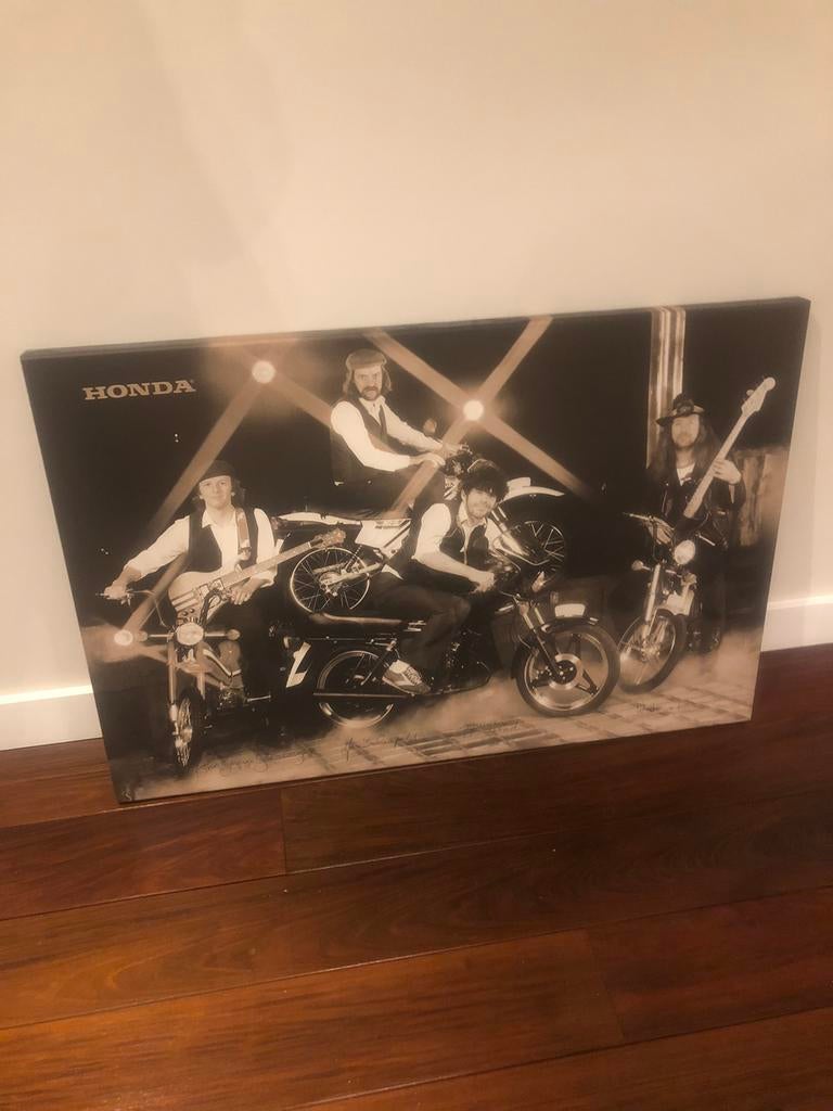 Honda poster / Normaal canvas, Fietsen en Brommers, Brommers | Honda, Ophalen of Verzenden, Zo goed als nieuw, Overige modellen