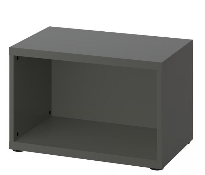 IKEA BESTÅ basiselement 60x40x38 donkergrijs – nieuw in doos, Ophalen, Nieuw, 50 tot 100 cm, Minder dan 100 cm
