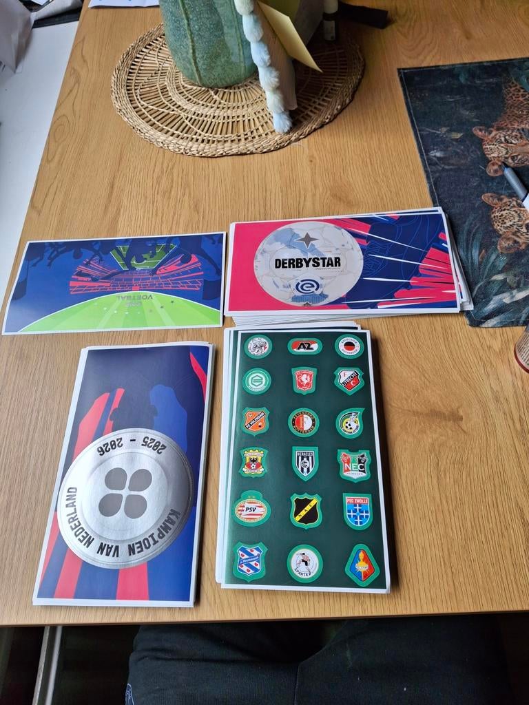 XXL stickers voetbal, Ophalen of Verzenden, Zo goed als nieuw