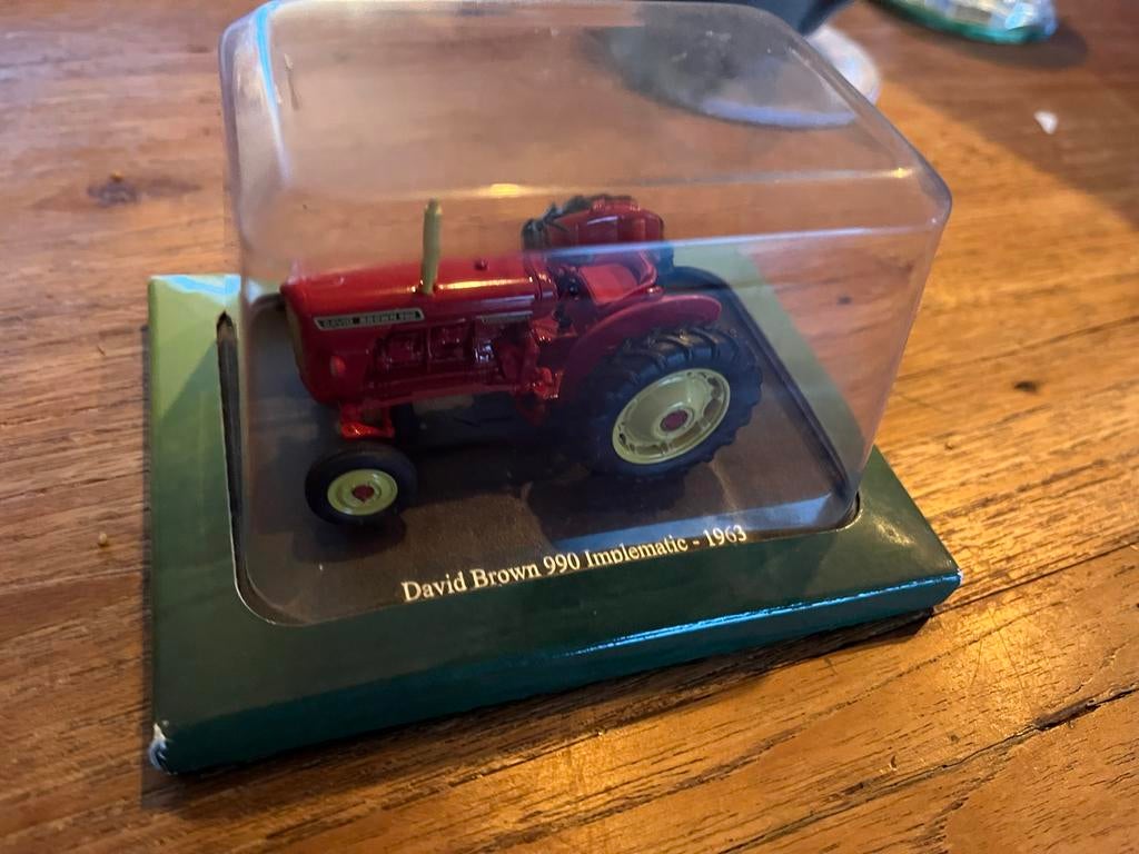 David Brown 990 Implematic - 1963 schaalmodel, Ophalen of Verzenden, Zo goed als nieuw, Overige typen, Overige merken