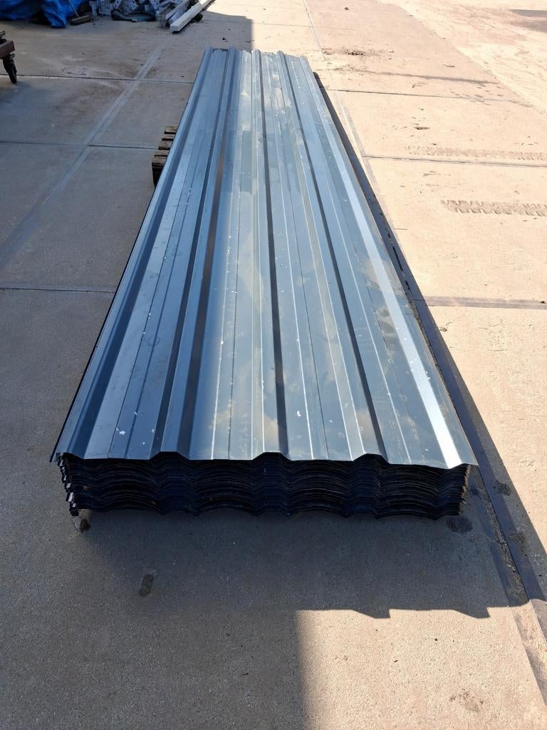 Damwandplaten antraciet en groen €30,-&5,- per stuk, Ophalen, Zwart, Overige materialen, 15 m² of meer