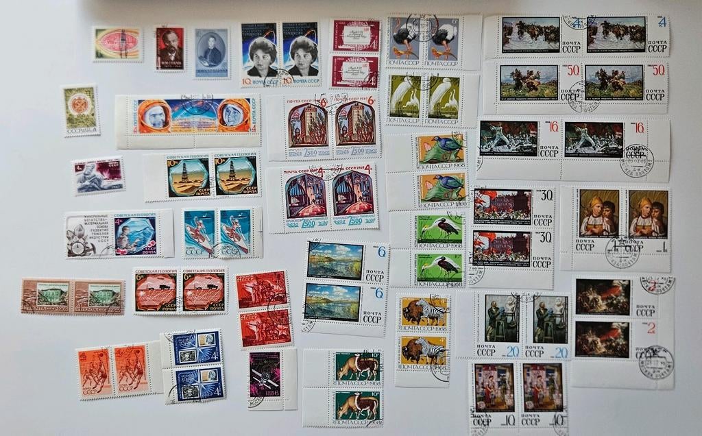 Postzegels Rusland, Verzenden, Gestempeld