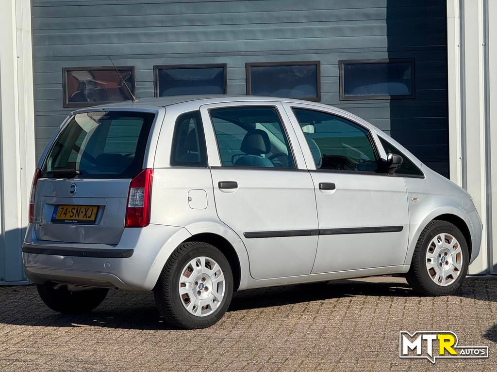 Fiat Idea 1.4-8V Actual Plus 1e EIG|NAP|AIRCO|APK 12-2026, Voorwielaandrijving, Stof, Gebruikt, 4 cilinders