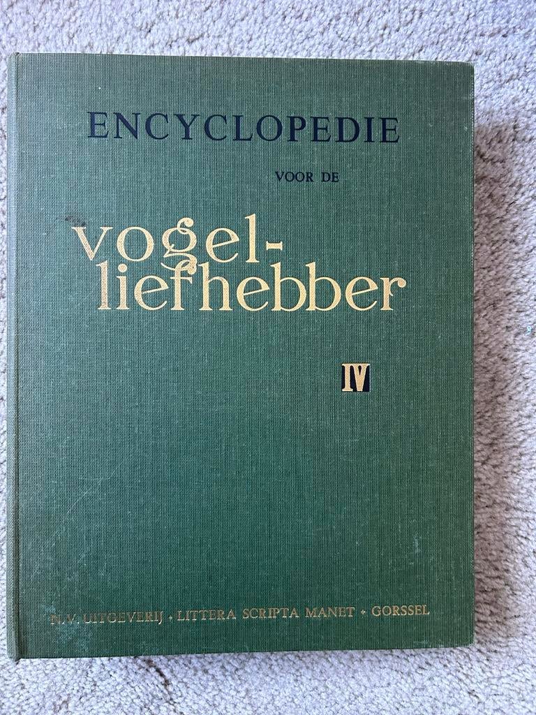 Encyclopedie voor de vogelliefhebber deel IV vintage, Boeken, Ophalen of Verzenden, Gelezen, Dieren, Los deel