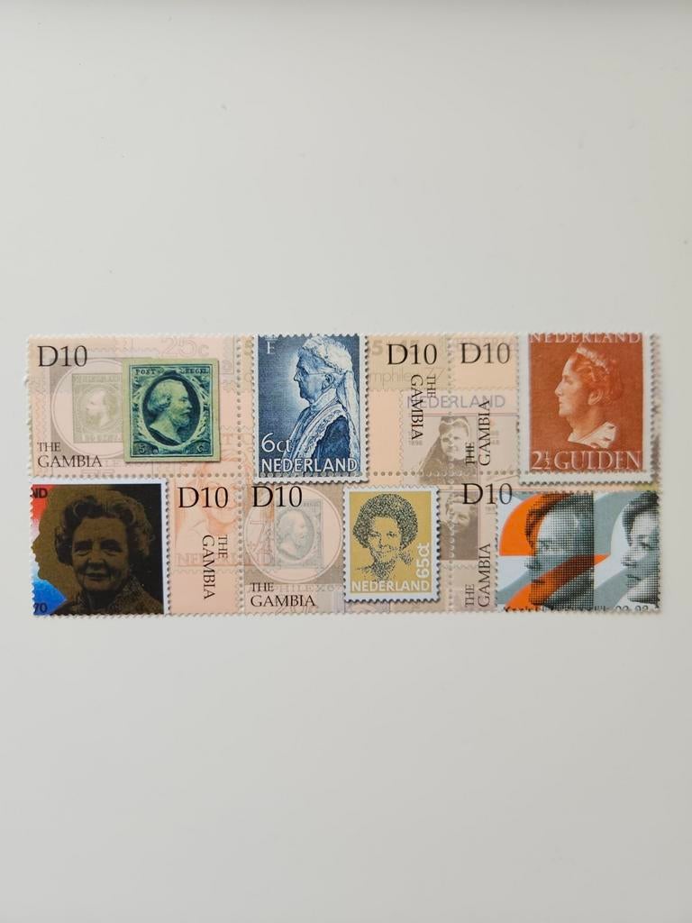 Postzegels Gambia Koningshuis, Verzenden, Postfris, Koningshuis