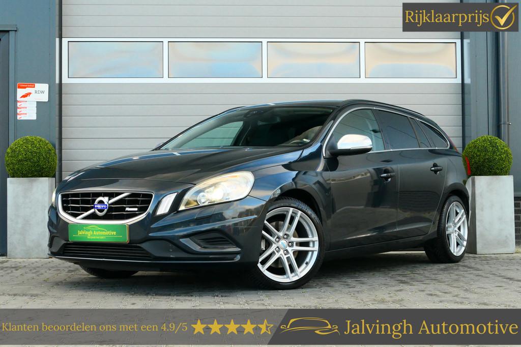 Volvo V60 2.4 D5 R-Design HANDEL/EXPORT! (bj 2012), Auto's, Volvo, Voorwielaandrijving, Euro 5, Zwart, 1514 kg