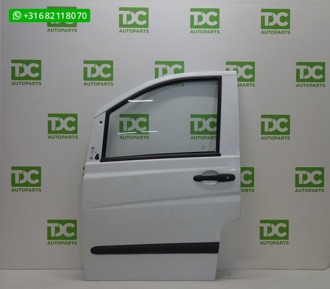 Mercedes Vito W639 ('03-'14) Voorportier links wit, Gebruikt, Deur, Mercedes-Benz, Voor