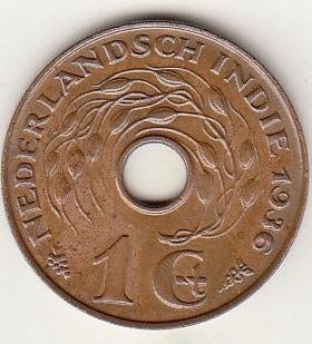 Ned. Indië -1 cent 1936 Pr -Sch#910, Postzegels en Munten, Verzenden, Koningin Wilhelmina, 1 cent