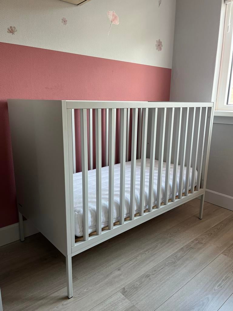 Kidsmill Amy ledikant 60x120 cm met matras en ladeblok, Gebruikt, Minder dan 140 cm, Minder dan 70 cm, Ophalen