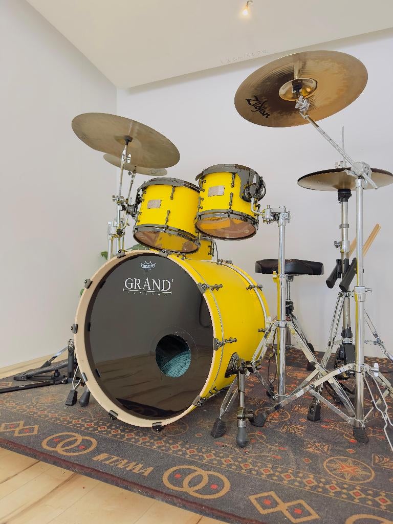 Bubinga Drumstel GRAND CUSTOMS 3400,- nu 1299,-, Ophalen, Zo goed als nieuw, Overige merken