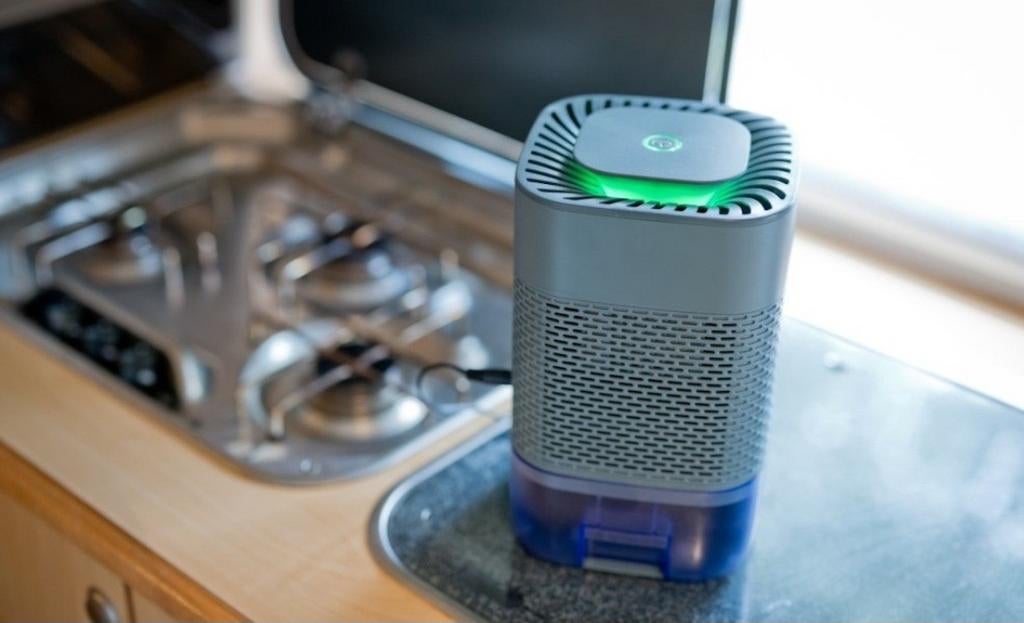 Compacte Luchtontvochtiger met LED-indicator, Ophalen of Verzenden, Nieuw, Luchtontvochter