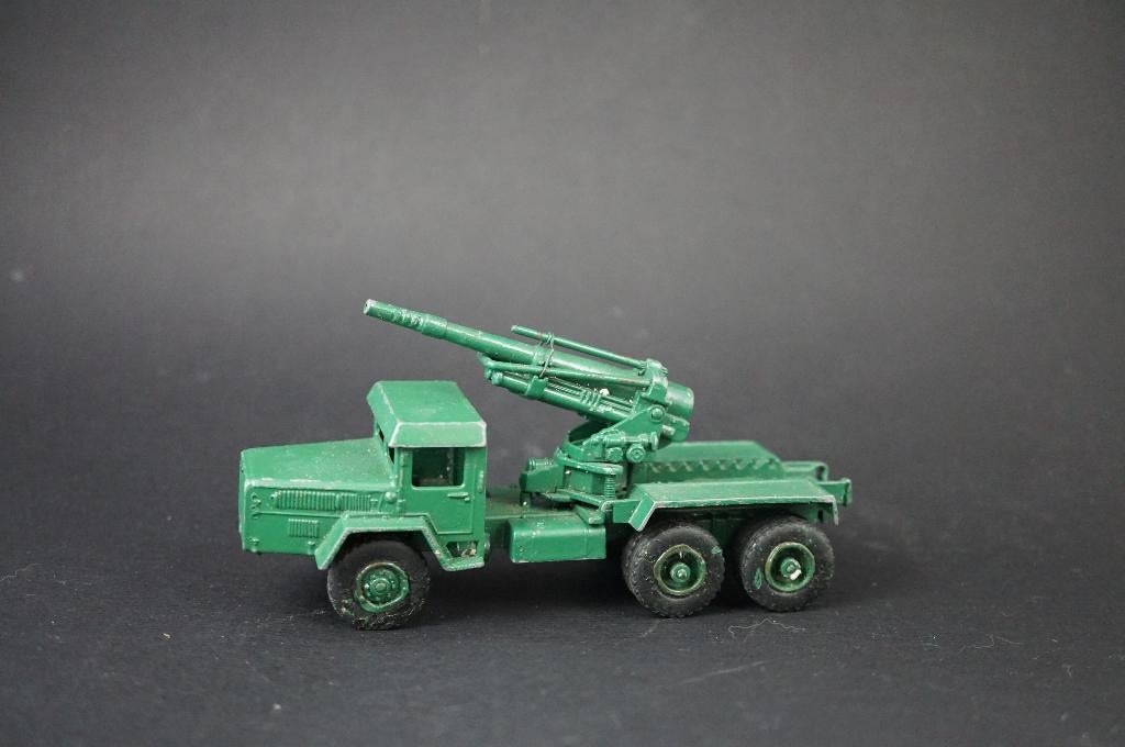 Solido Unic Sahara vrachtwagen met kanon - 1/50, Ophalen of Verzenden, Bus of Vrachtwagen, Overige merken